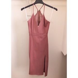 Windsor lace back dress